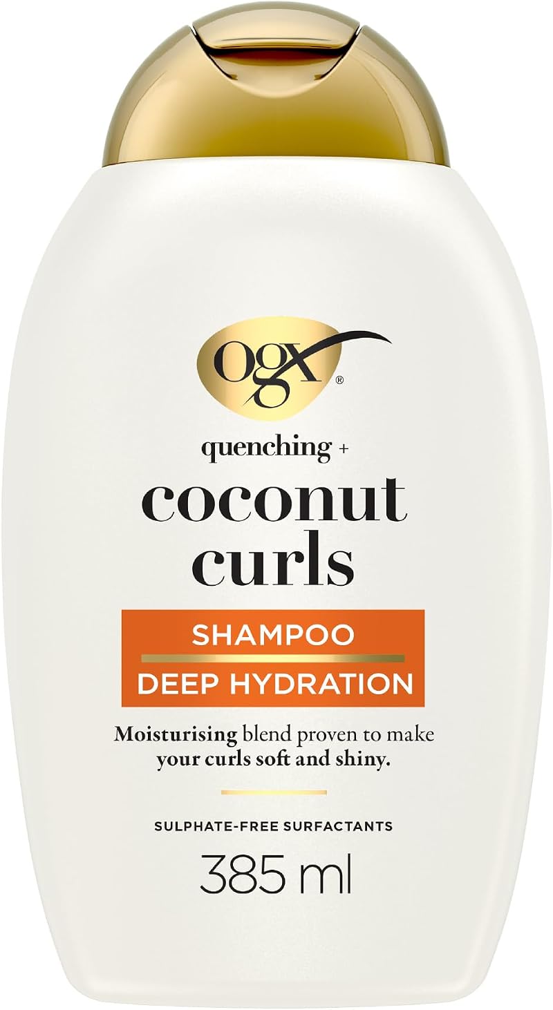 OGX Quenching with Coconut Curls Shampoo Deep Hydration 385ml Sulfate Free