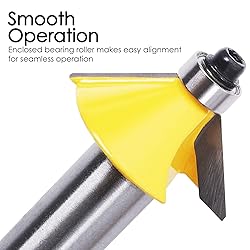 KOWOOD Router Bits Set of 15 Pieces 1/2 Inch