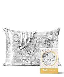 Kitsch x Wonder Woman Satin Pillowcase with Zipper