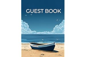 Guest Book: Collect your Visitor Comments and Recommendations Perfect for a Holiday Home, Hotel, B&B or Beach House. Hardback
