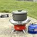 EZOWare LightWeight Outdoor Backpacking Camping Stove Burner Cookware with Wind Reflector