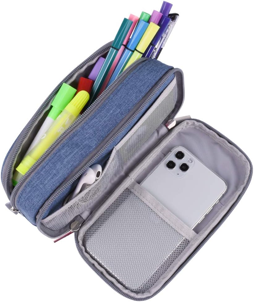 YONZONE Pencil Case Big Capacity Pencil Cases High Storage Pencil Pen Bag Pouch with 3 Compartments for Boys Girls Office School Stationary Organizer Makeup Bag Women Men - Image 5
