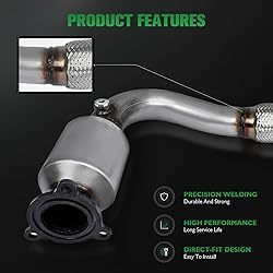 SCITOO 16581 Front Catalytic Converter Fit For