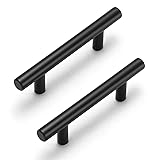 Estmoon 30 Pack Cabinet Handles Matte Black Cabinet