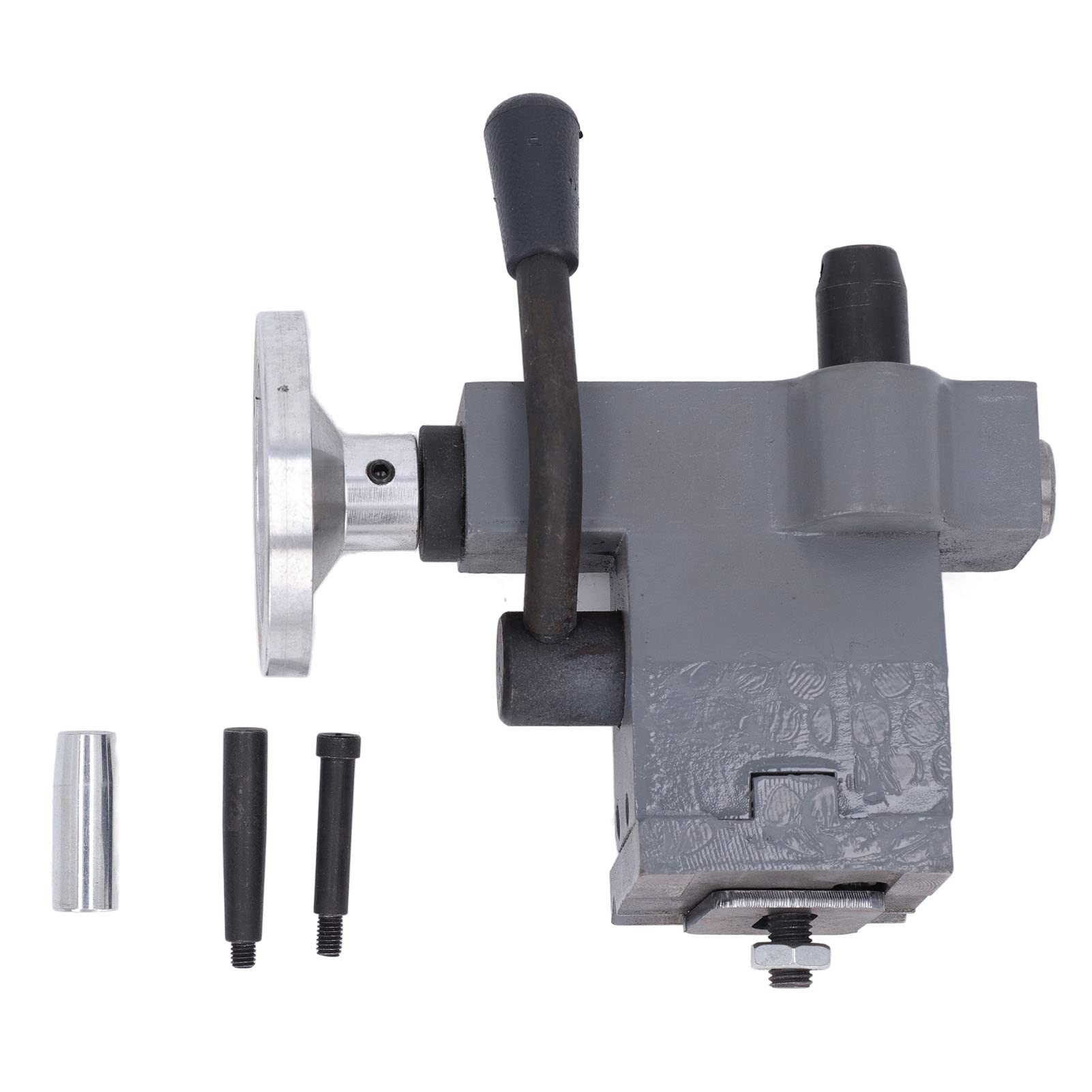 Photo 1 of 0618 Mini Lathe Tailstock, with 2 Handles and One Handle Screw, Rear Center Mount Tailstock Replacement for 7x12 7x14 0618 CJ18A Lathes, for Hole Processing