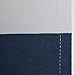 Deconovo Navy Blue Striped Room Darkening Curtains Rod Pocket Nautical Navy and Greyish White Striped Curtains for Kids Room 52W X 84L Navy Blue 2 Panels