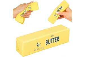 Butter Squishy, Soft Slow Rising Squeeze Butter Squishy, Realistic Texture Sensory Play Fidget Toy, Fun Desk Toy for Kid