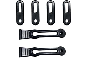 SUONE Rubber Hood Straps Door Strap Body Latch Kit Replacement for Yamaha Rhino 450 660 700 HISUN Massimo BENNCHE QLINK Coleman 400CC 500CC 700CC
