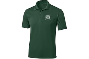 SPORT YOUR GEAR NCAA Men's Prime Athletic Logo Micro Pique Polo with Self Collar