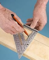 Swanson S0101CB Speed Square Layout Tool Blue Book Combination Square Kit view 4