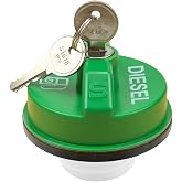10591D Locking Fuel Gas Cap For Diesel Trucks Fuel Tank | Fit for Chevrolet Dodge Ford GMC Etc Car Fuel Cap