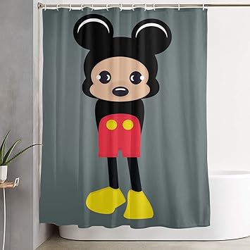 Amazon Com Liuyan Shower Curtain With Hook Mickey Mouse Baby
