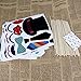 Korlon 60 Pack Selfie Pictures-For Kids & Adults, Holiday Christmas Photo Booth Props, colorful