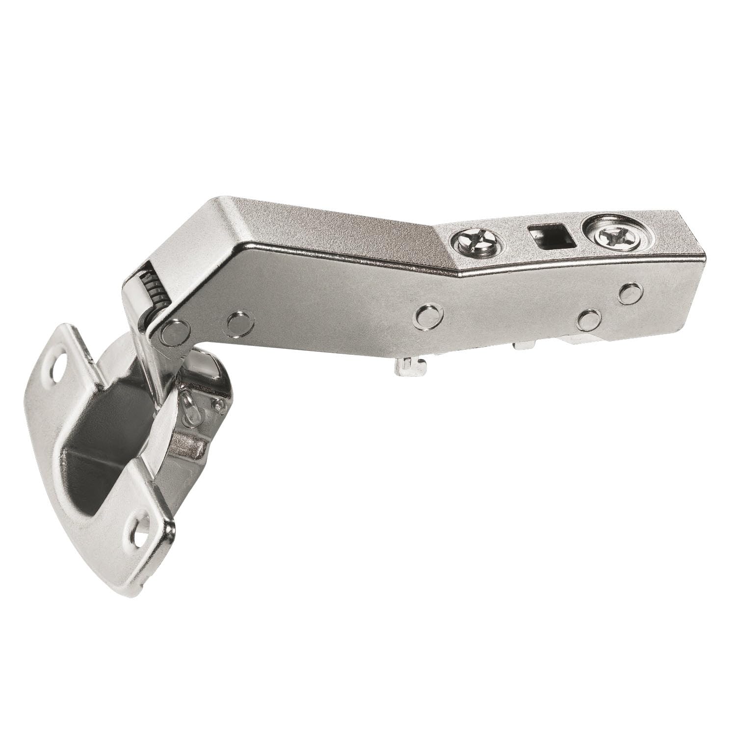 Hettich Sensys 8639i-W45 Nickel Silver Modern Hinge Shock Absorber: 45 mm Spacing