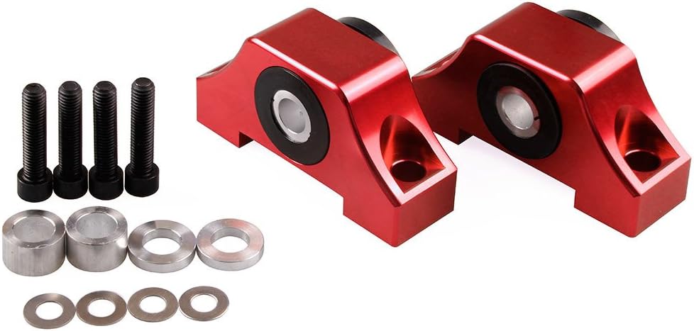 Engine Motor Mount Set, Car Engine Accessories, B/D Series Motor Mounting Kit for 92-01 Honda Civic D15 D16 B16 B18 B20 red