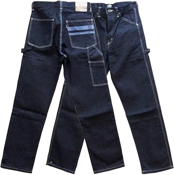 Amazon 桃太郎ジーンズ Easy Navy別注ヘリンボーンデニムペインターパンツ Momotaro Jeans Easy Navy En 032 国産 日本製 岡山 児島 メンズ アメカジ ジーンズ 通販