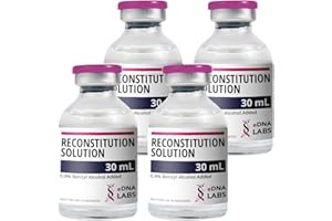 EDNA HOME EDNA Labs Reconstitution Solution Lab Sample Vials 30 ml - 4 Pack