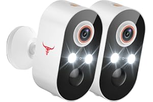 Orbitell Security Camera Wireless Wi-Fi Camera with Color Night Vision, Two Way Audio, AI Human Detection, Cloud Storage, Real-time Alert.