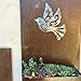 Dove of Peace, Pair of Flying Birds, Decorative Ornaments, Small Collectible, Handmade in Haiti 7 x 8.5 Inches