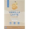 Clöud Café Collagen Infused Vanilla Latte Instant Coffee Packets - Hyalruonic Acid, Multivitamin Powder, & Marine Collagen Single Serve Instant Coffee (10 Sachets)