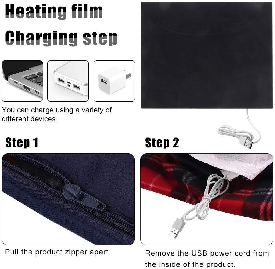 Usb Heated Throw Blanket Electric With Auto Off Portable Lap Heated Blanket Battery Operated Outdoor Soft Plush Heating Wrap Stadium Blanket Removable Washing Electrical Appliances Automotive Urbytuscom