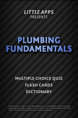 Plumbing Fundamental Terms