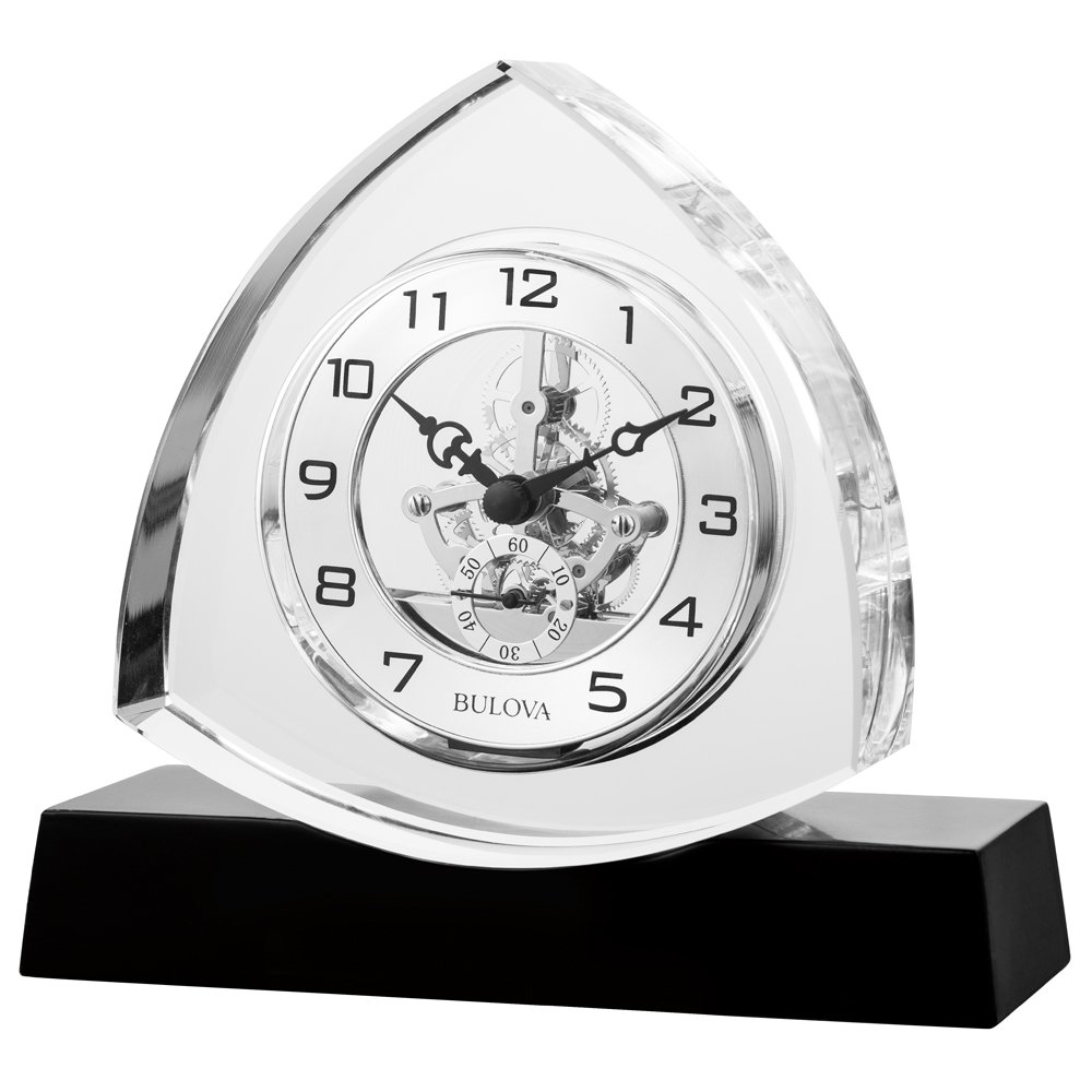 Bulova B1706 Trident Clock, Crystal