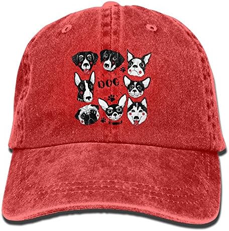 Dog C Ollection Baseball Cap For Men and Women - Cotton Classic Plain,Unisex Cotton Hat,Adjustable &amp; Unstructured For Max Comfort | Low Profile Polo Style