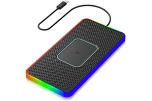 15W Wireless For Car With Secure Pad And Integrated LED Charging Light(30CM T-C)