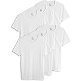 Jockey Men's Undershirt Cotton Stretch Crew Neck Undershirt - 6 Pack
