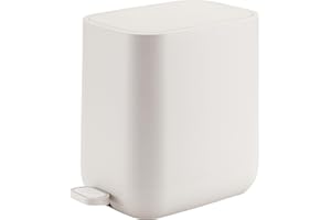 Veinvify 1.85 Gallons 7 Liters Slim Small Kitchen Trash Can with Lid Soft Close Dust Bin Step Pedal Garbage Waste Home Bathro