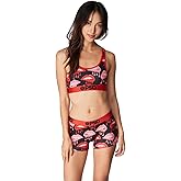 PSD Women's Lip Drip Sports Bra, Multi, XL