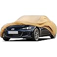 JURMON Heavy Duty Outdoor Car Cover Custom Fit for Mazda MX-5,Windproof All Weather Waterproof Sun Rain UV Dust Snow Protection Outdoor Car Covers