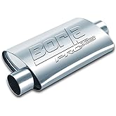 BORLA 40659 ProXS Universal Muffler 2.5" Center Inlet/ 2.5" Center Outlet 425" x 7.88" Oval x 14" Long body 19" Overall Length Universal Part. Reversible Design.