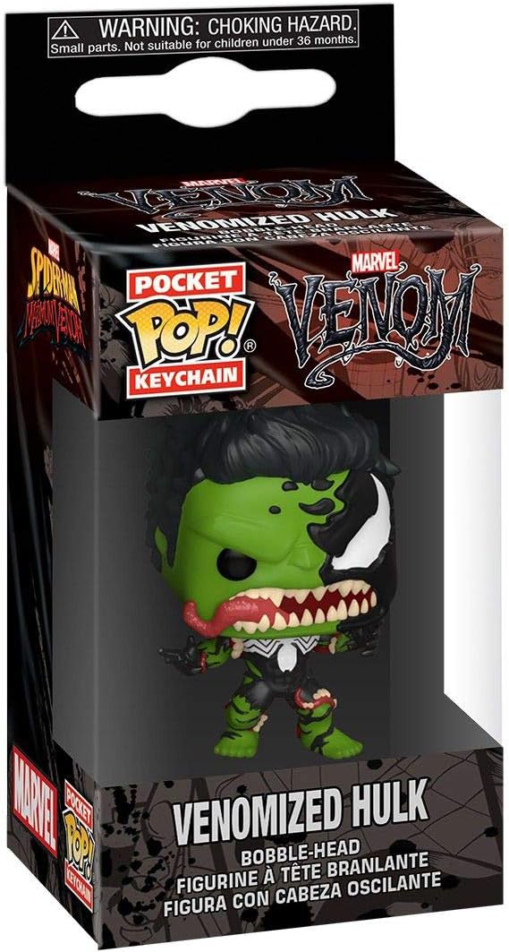 Funko Pop! Keychain: Marvel Venom, Hulk Novelty Keyring, Collectable Mini Figure, Stocking Filler, Gift Idea - Image 3