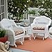 Coral Coast Casco Bay Resin Wicker Outdoor Glider Chair