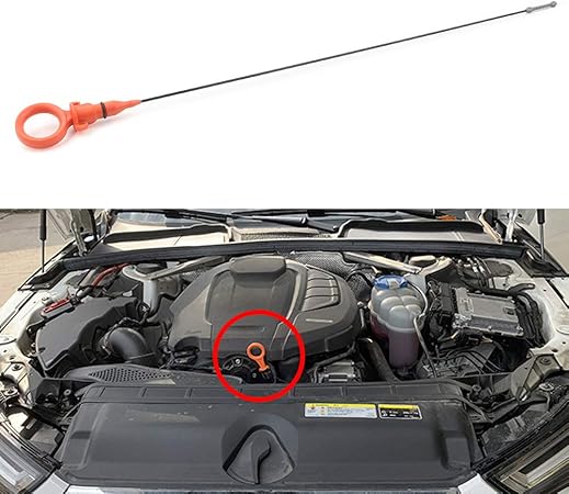 Amazon Gzyf 車用 エンジン オイル ディップスティック オイルレベルゲージ 耐久性 スチール製 対応車種 アウディ A6 C6 2 0 Tdi 1本 オイルレベルゲージ 車 バイク
