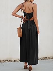 CUPSHE Women's Maxi Dress V Neck Sleeveless