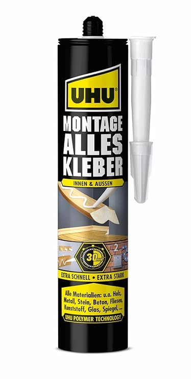 Uhu 47520 Montage Alleskleber Kartusche, 425 g