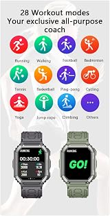 I0I&I0I Smart Watch Bluetooth Call Music Heart Rate Blood Pressure Outdoor view 9
