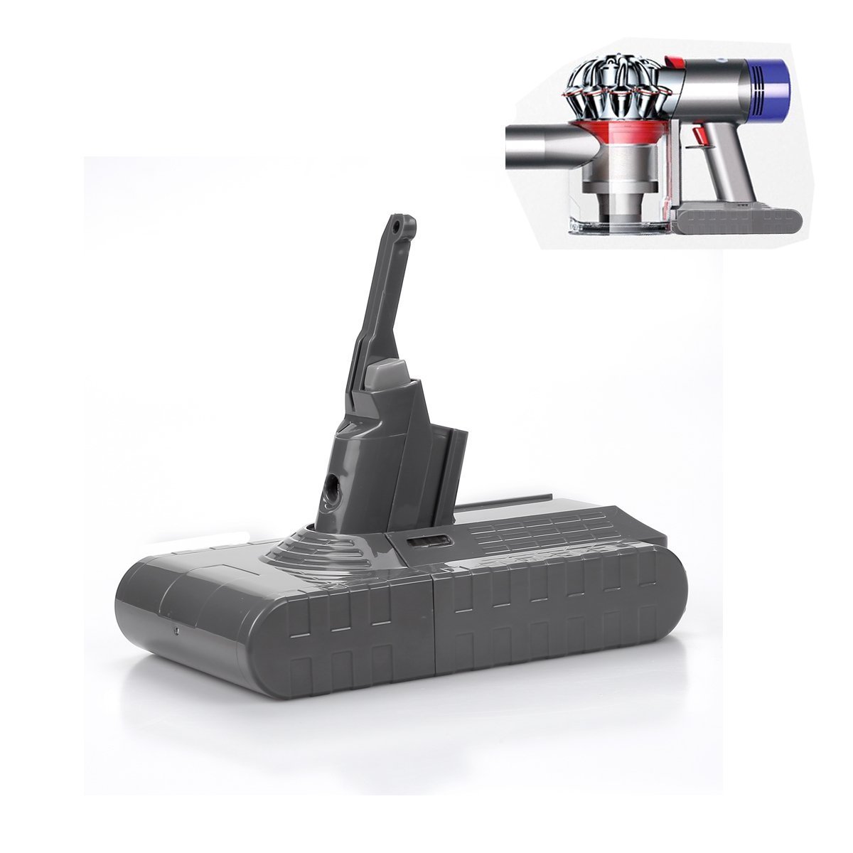 DTK Replacement Battery 21.6V 3000mAh for Dyson V8 Absolute CordFree