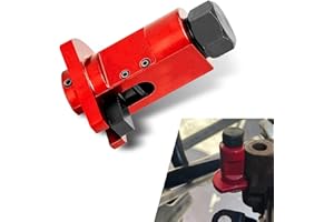 leechio Strut Separator Tool, Car Shock Absorber Sheep Horn Removal Tool, Heavy-Duty Suspension Strut Compressor Strut Spreader Tool, Universal Automotive Repair & Maintenance (Red)