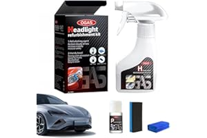 Automotive Headlamp Restoration Fluid Kit, Automotive Headlamp Restoration Fluid Oxidized Kit, Multifunctional Car Headlight 