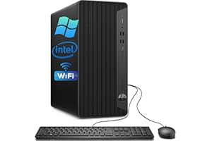 HP ProDesk 600 G6 Microtower Desktop Computer PC, Intel Core i5-10500, 256GB SSD, 16GB RAM, Keyboard, Mouse, DisplayPort, WiF