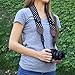 USA Gear TrueSHOT Neck Strap Neoprene Camera Straps - Padded Camera Strap, Pockets, and Quick Release Buckles - Compatible with Canon, Nikon, Sony and More DSLR and Mirrorless Cameras (Polka Dot)