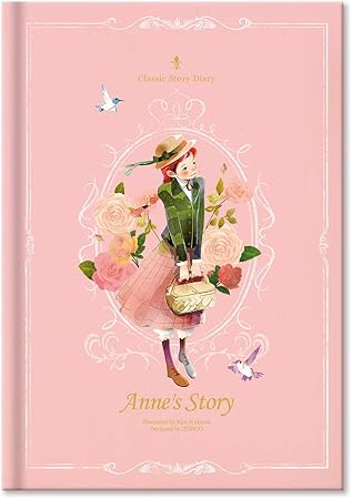 Amazon 日付なし万年型 赤毛のアン 19 イラスト ダイアリー スケジュール帳 手帳 ピンク キム ジヒョク 輸入品 赤毛のアンのミニカレンダーおまけ付き ハードカバー 手帳 カレンダー 文房具 オフィス用品