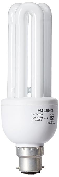 Halonix Super Saver Base B22 20-Watt CFL (Cool Day Light)