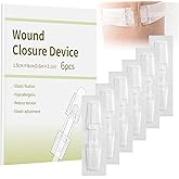 Wound Closure Strip Pack of 6 Wound Closure Kit Emergency Wound Closure Adhesive Bandages Butterfly Bandage for Cuts and Inju