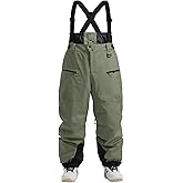 GSOU SNOW Men Snow Bibs Women Baggy Ski Pants Snowboard Overall Insulated Waterproof Windproof Warm Winter
