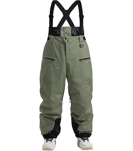 Amazon.com: YEEFINE Men's Snow Ski Pants Insulated Cargo Snowboard